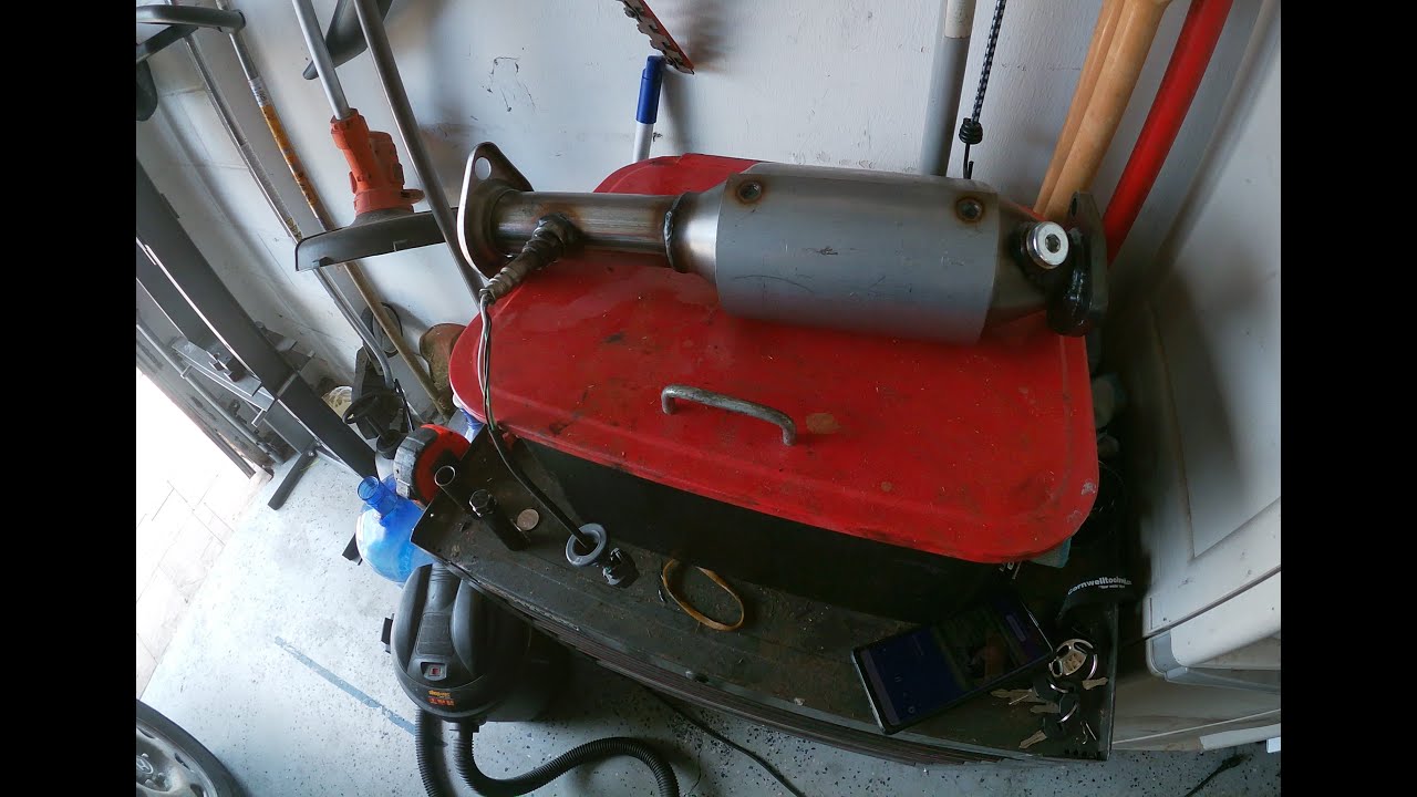 Catalytic converter installation 1998 Honda crv