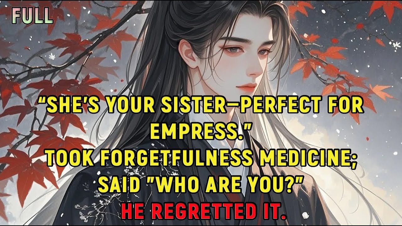 She’s your sister—perfect for empress.Took forgetfulness medicine;said 