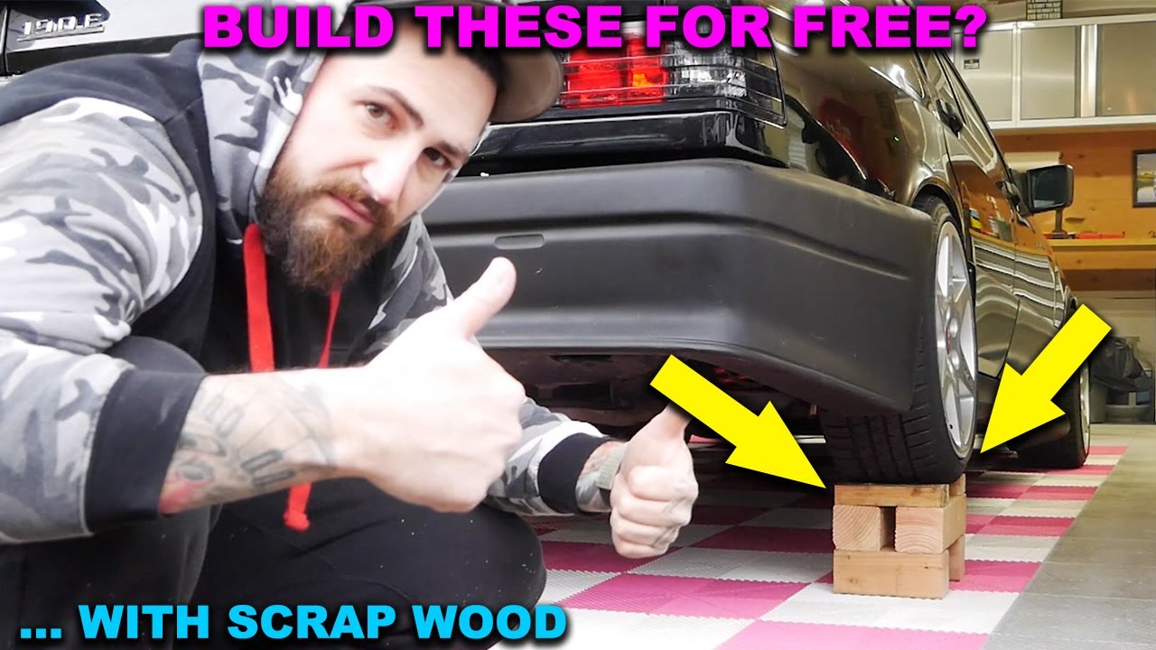 Wheel cribs, how to DIY for free. | Mercedes Benz 190e evo 2