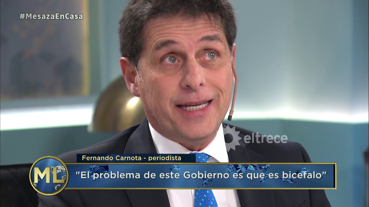Fernando Carnota: "El problema que tiene este gobierno es que es bicéfalo"