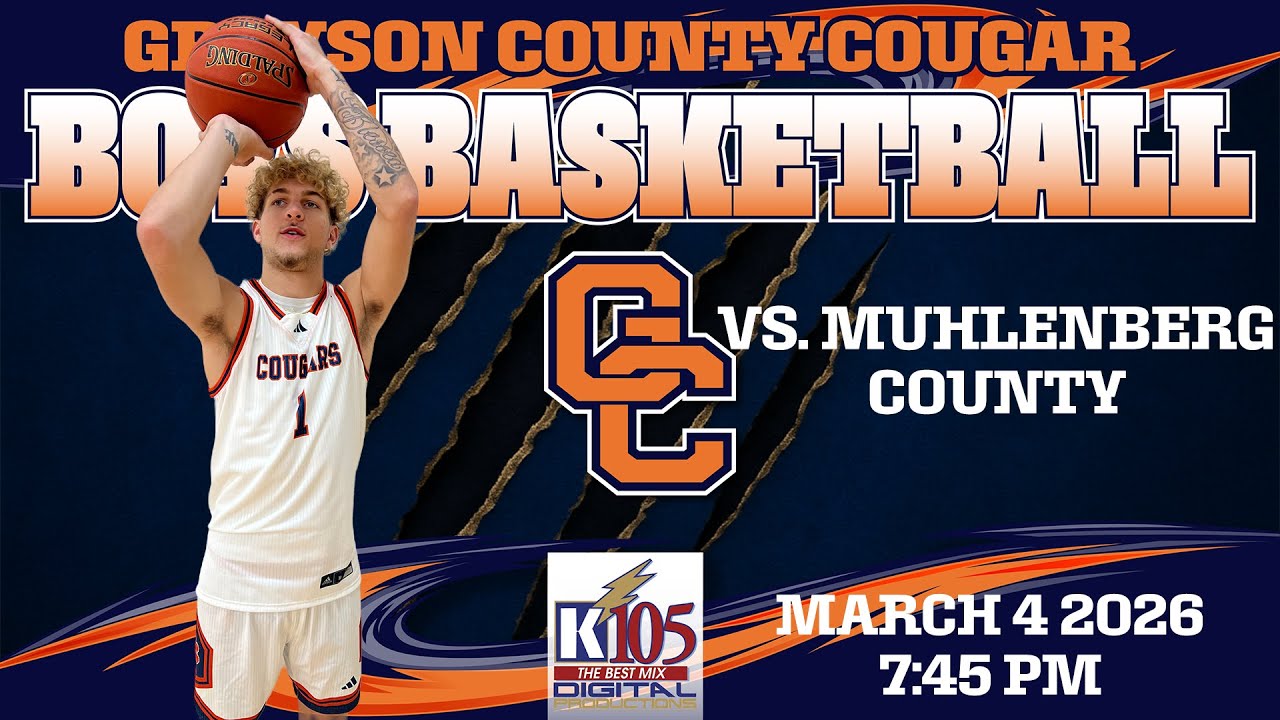 Grayson County Cougar Basketball vs. Muhlenberg County (3rd Region Quarterfinals)