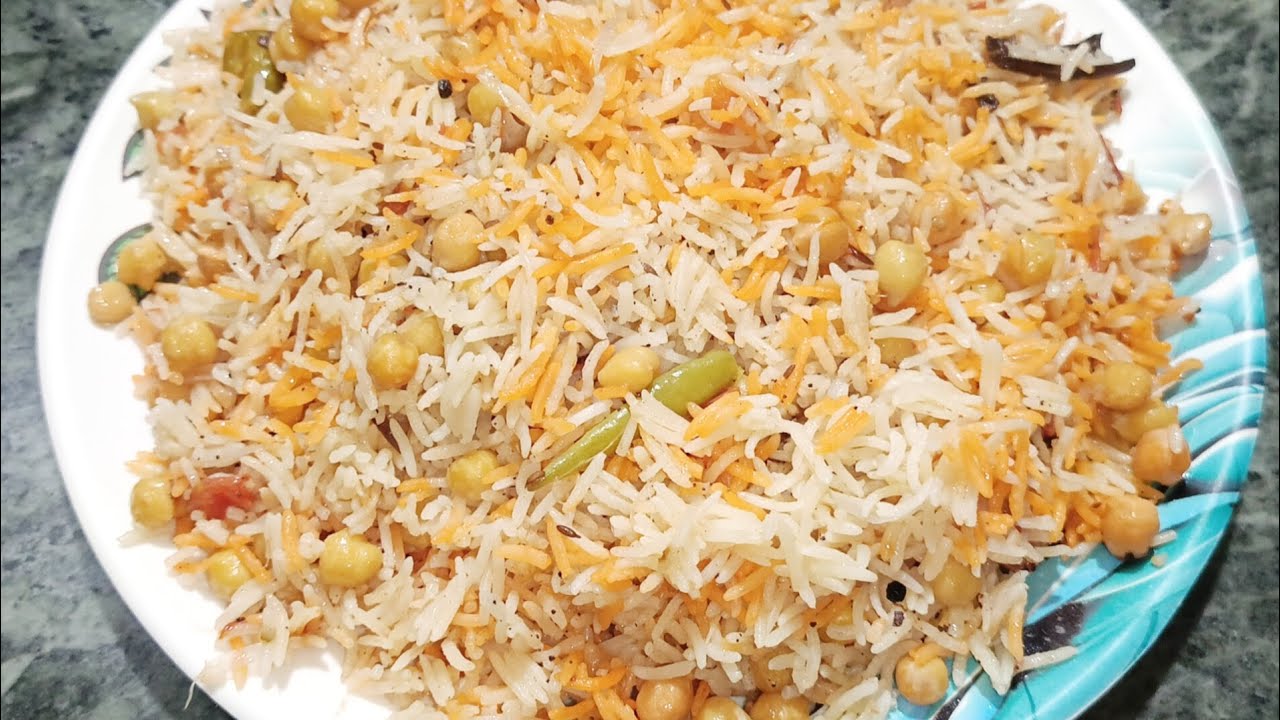 Chana Pulao Recipe । बहुत ही कम समय ओर आसान तरीके से बनाये चना पुलाओं ।  Easy Simple chana Pulao 