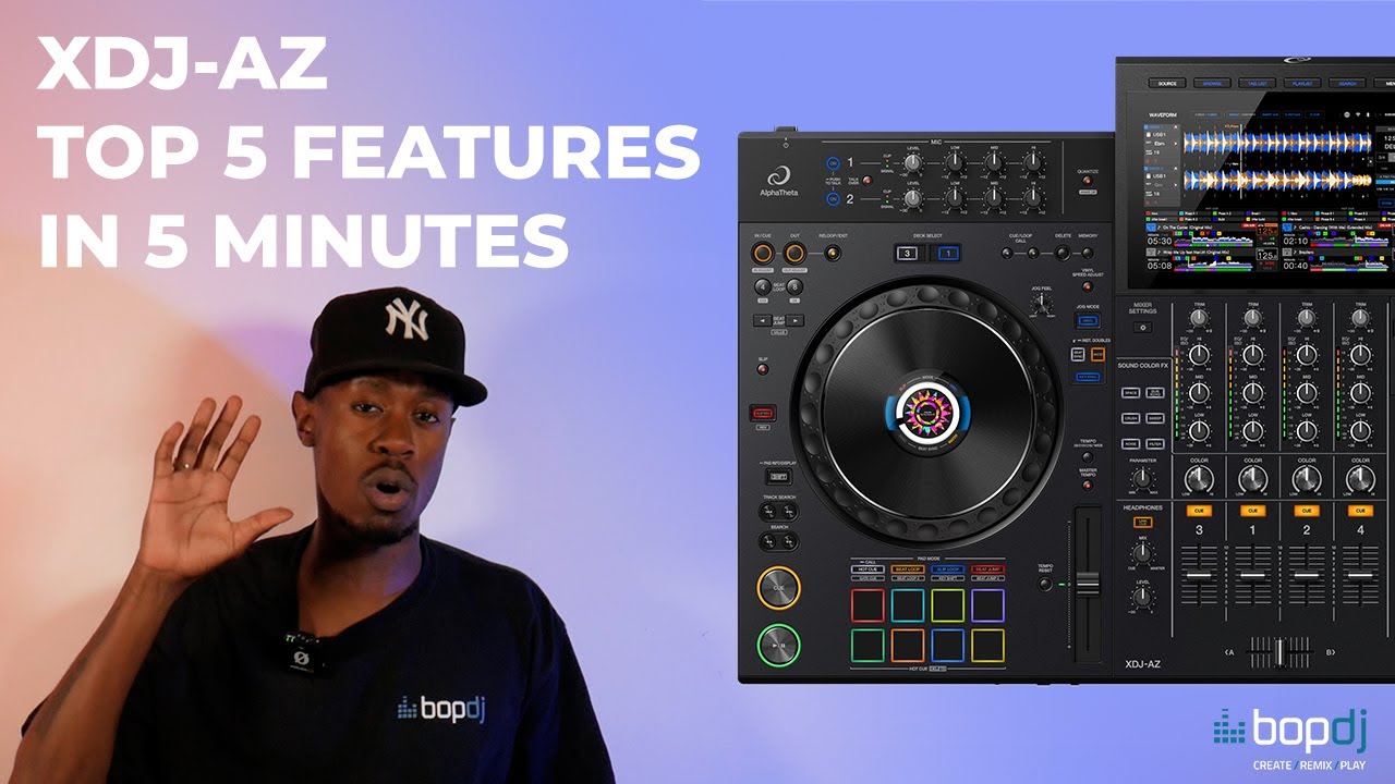 5 лучших функций XDJ-AZ за 5 МИНУТ?! | Bop DJ
