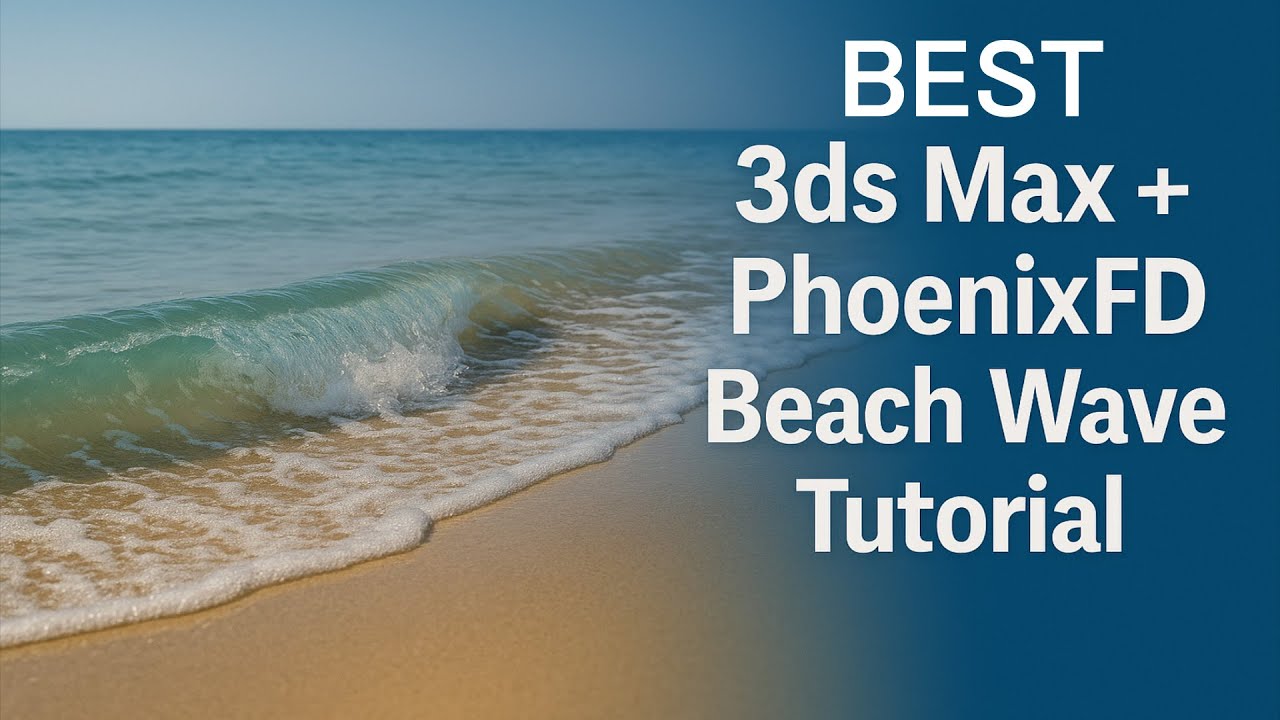 Beach waves tutorial in 3Ds Max