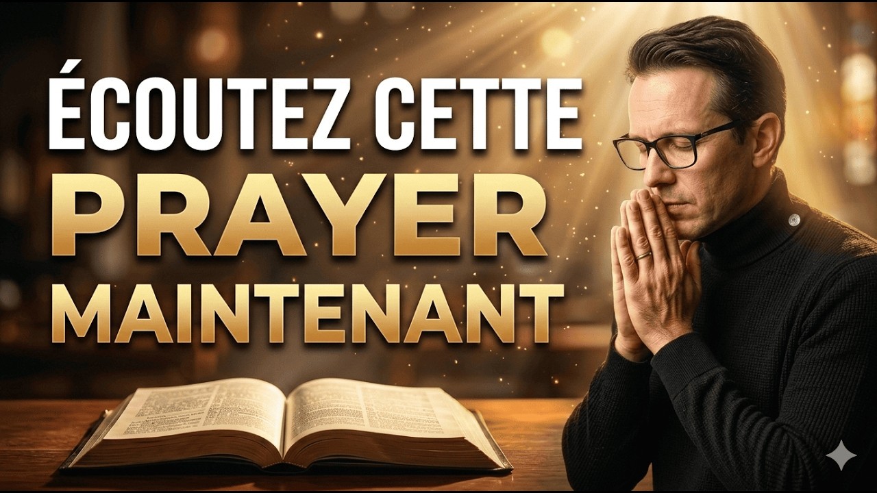 ÉCOUTEZ CETTE PRIÈRE MAINTENANT