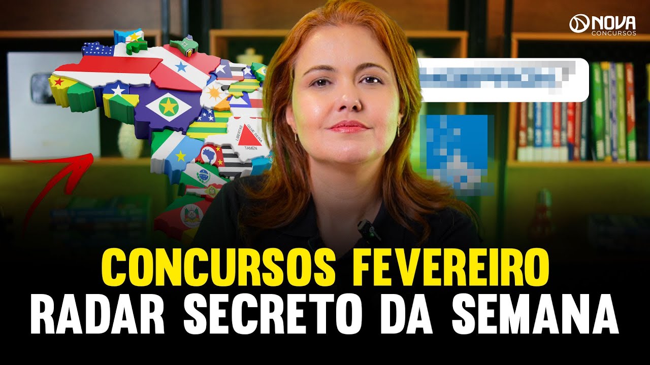 RADAR DE CONCURSOS | principais oportunidades da semana