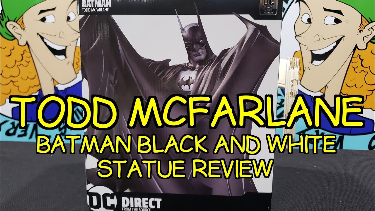 Todd Mcfarlane Batman Black and White Statue Review