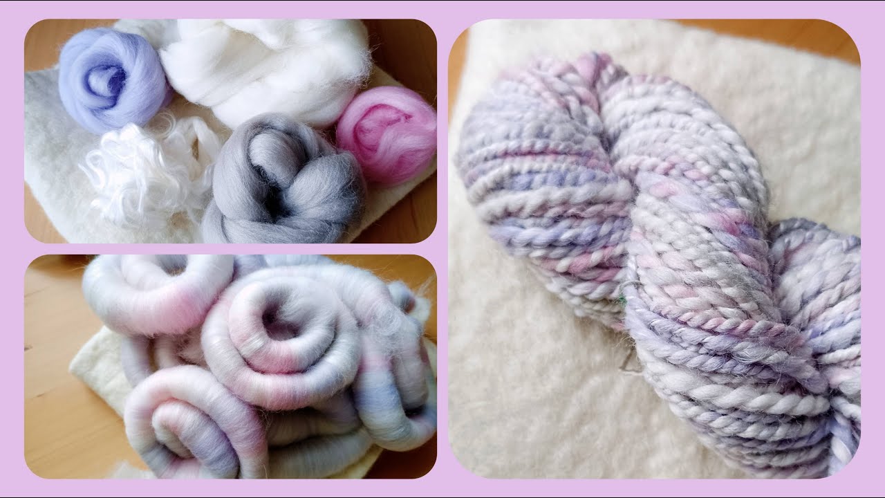 Quiet Spinning from Fleece to 2-ply Yarn | 15 min Silent Wool ASMR