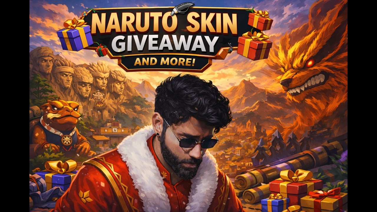 SKIN GIVEAWAYY !! NARUTO EVENT MOBA LEGENDS | IMMORTAL RANK !!