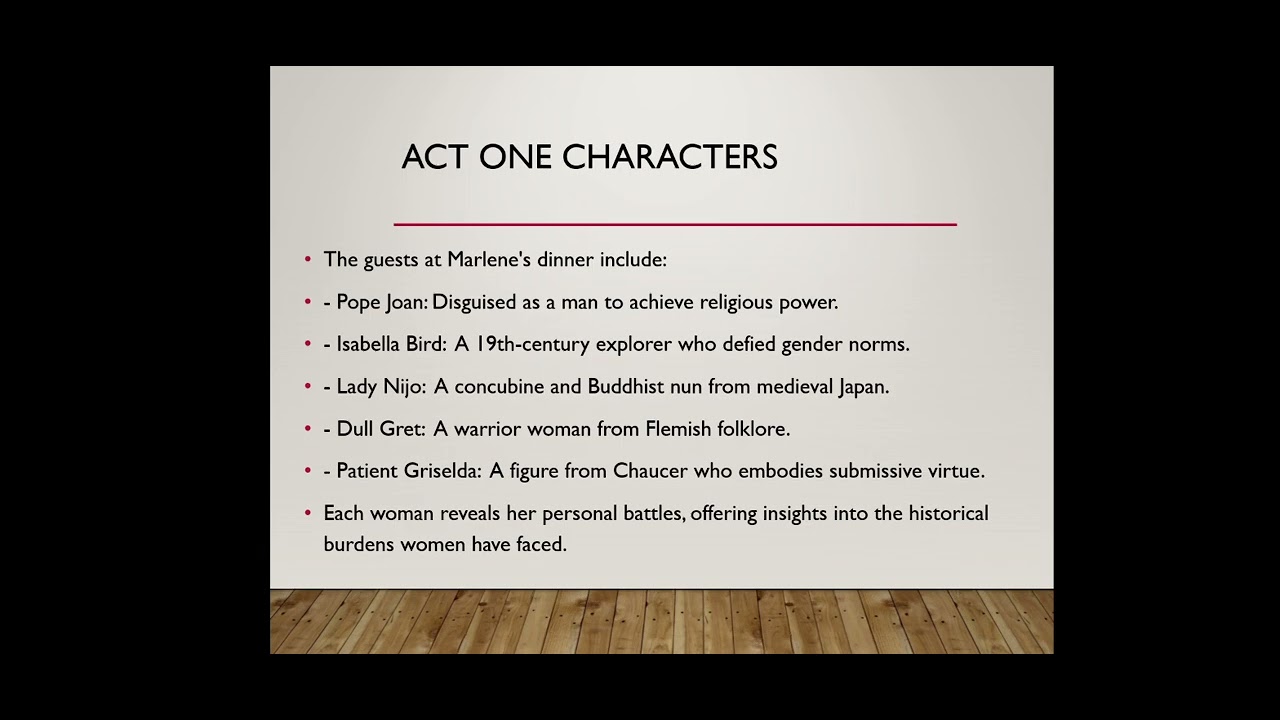 Top Girls- Caryl Churchill