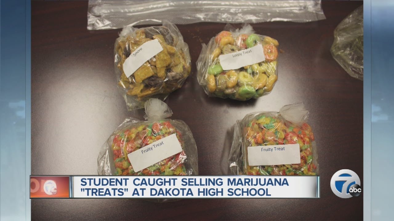 Student caught selling marijuana 