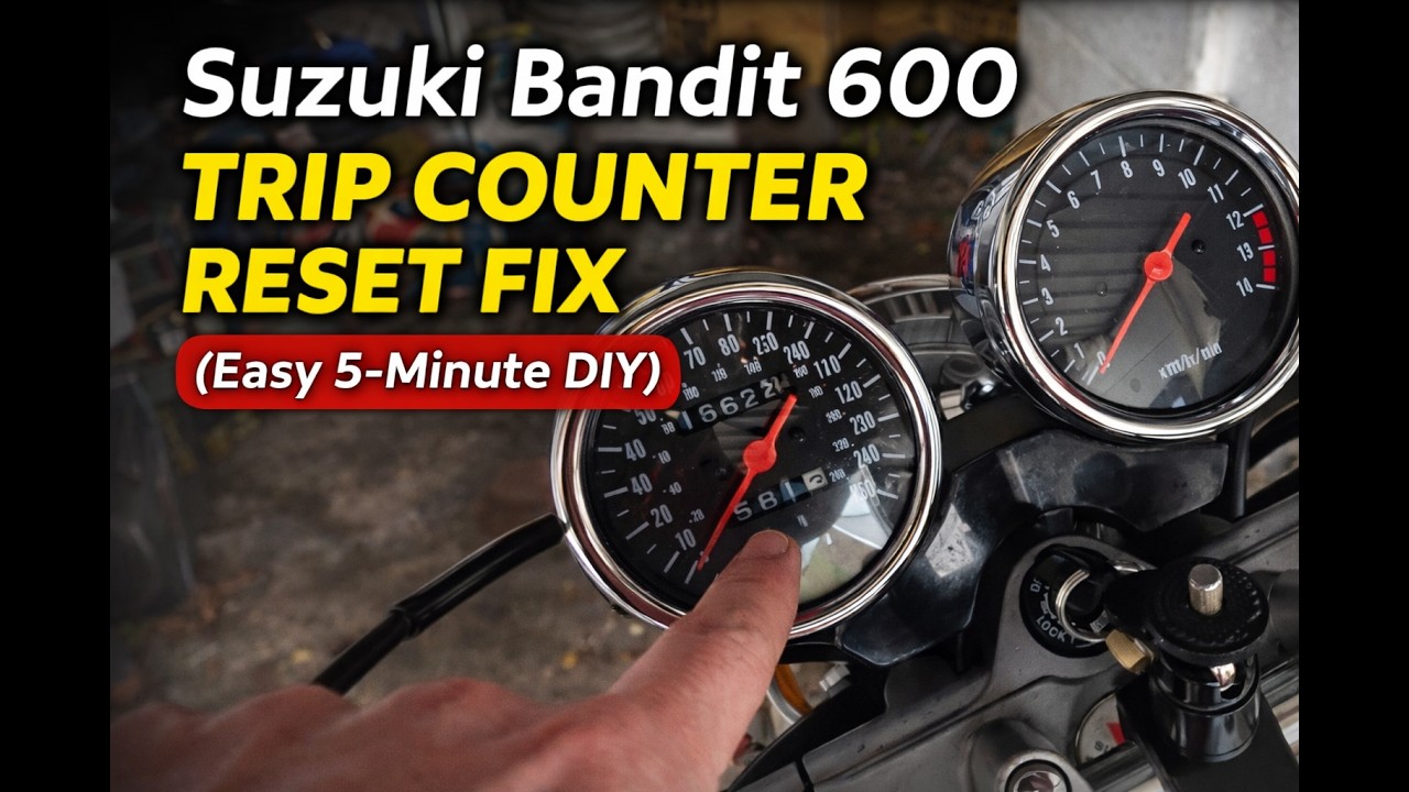 Suzuki Bandit 600 Trip Counter Reset Fix (Easy 5-Minute DIY)