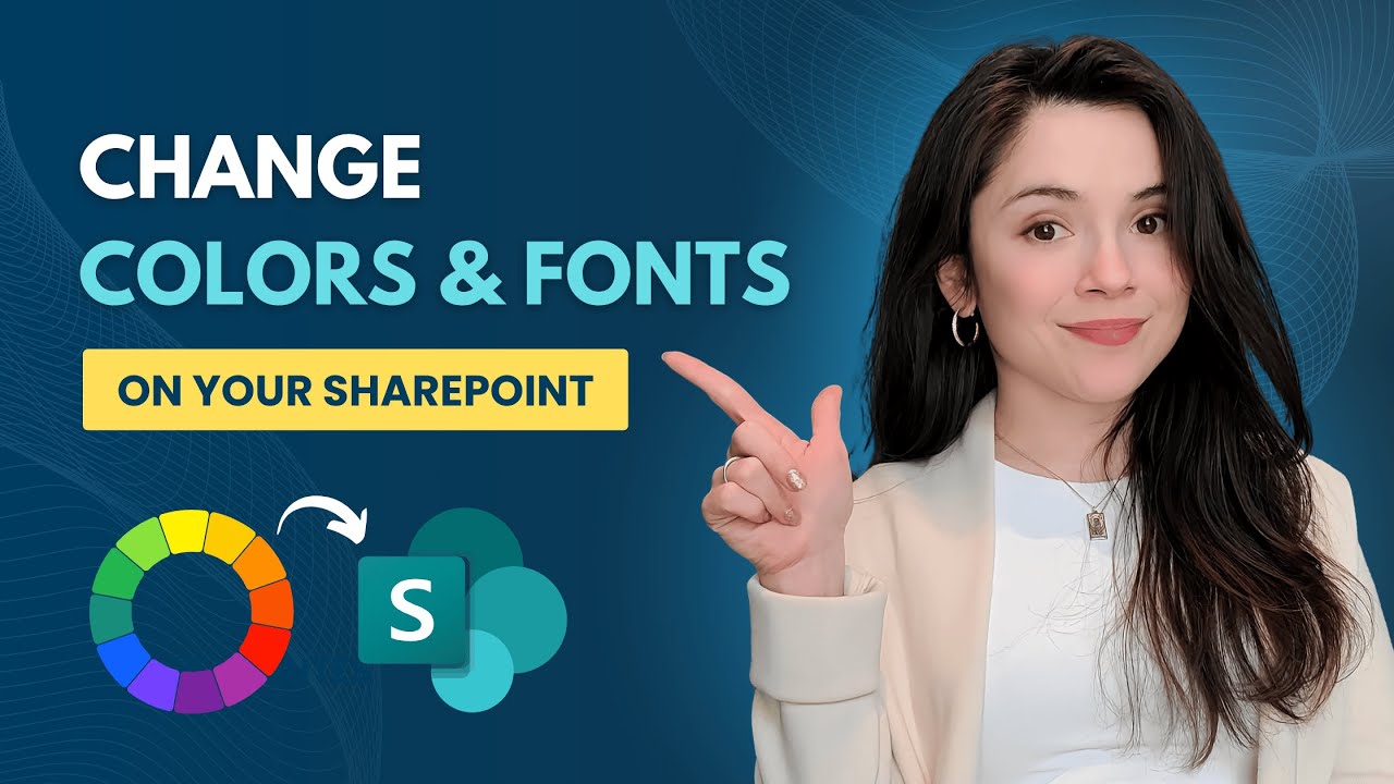 How to customize SharePoint Theme & Fonts | 2024 Tutorial
