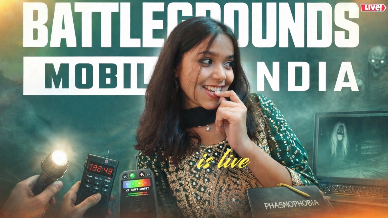 [LIVE] PHASMO LIVE | BGMI DONE | SKRIBBL W ALL | ROAD TO 4K  #girlgamer #live #facecam #fypシ