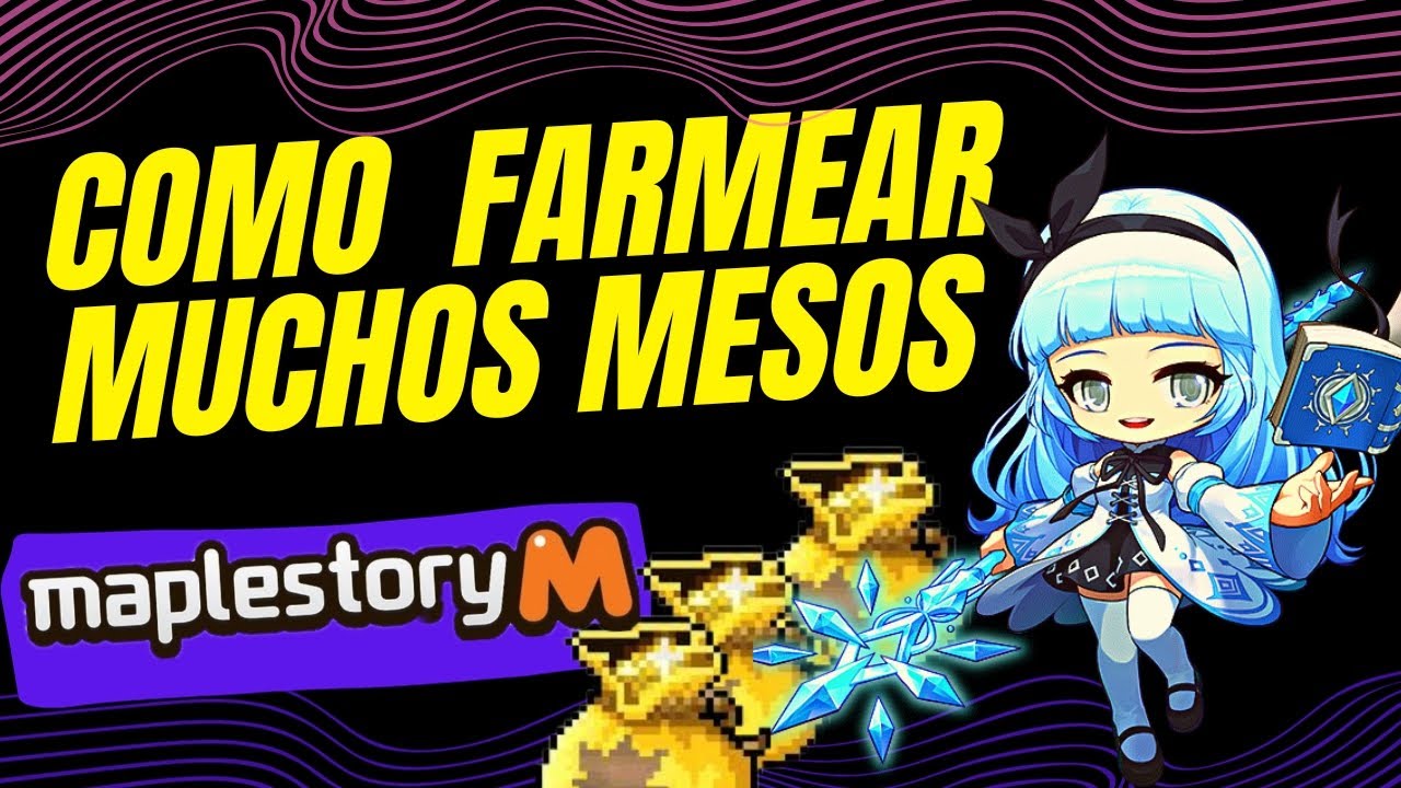 🍁✨COMO HACER MUCHOS MESOS 2024 - Maplestory M✨🍁