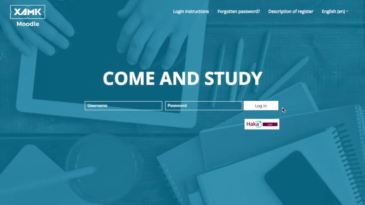 Moodle info for students