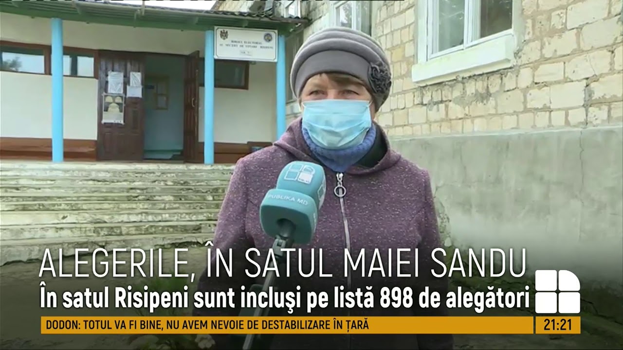 Cum au votat locuitorii satului de baştină a Maiei Sandu
