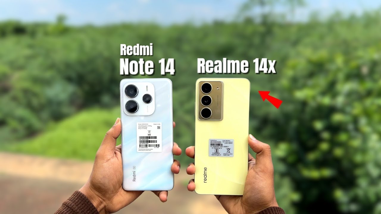 Redmi Note 14 vs Realme 14X - Ultimate Camera gaming and features comparison | Redmi note 14 vs
