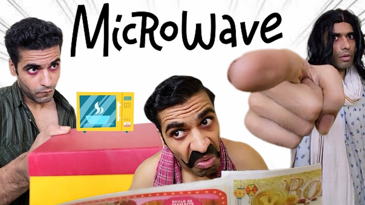Aapke ghar me hai kya .... 😂 #familydrama #middleclassfun #microwave 