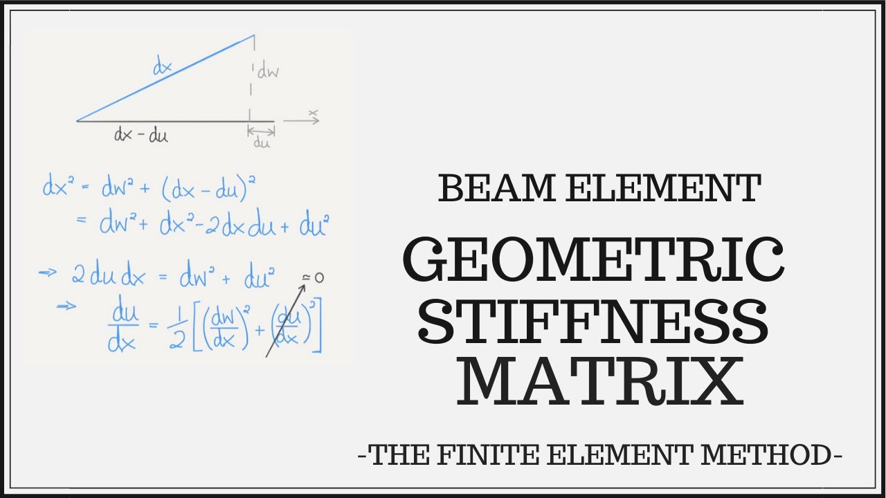 Beam Finite Element - Deriving the Geometric Stiffness Matrix