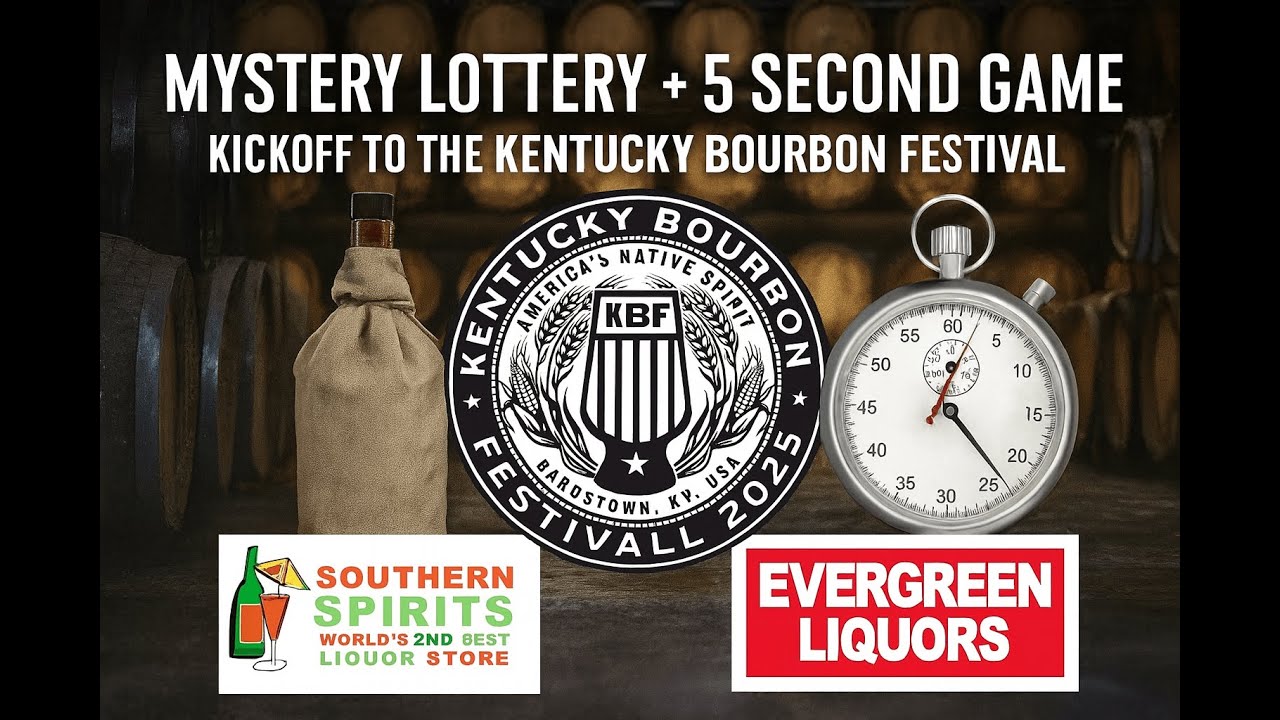 Kickoff to the Kentucky Bourbon Festival! Mystery Lottery Pappy 20, Russell’s 13 & Old Fitz 9