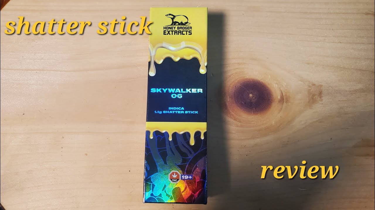 honey badger extracts shatter Stick review