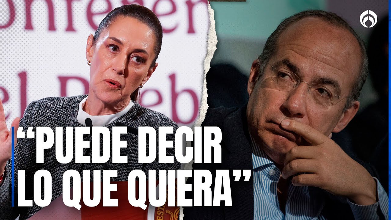 Calderón responde a los señalamientos de Claudia Sheinbaum en la mañanera