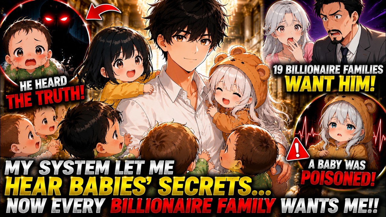 My System Let Me Hear Babies' Secrets... Now Every Billionaire Family Wants Me! | Manhwa Recap