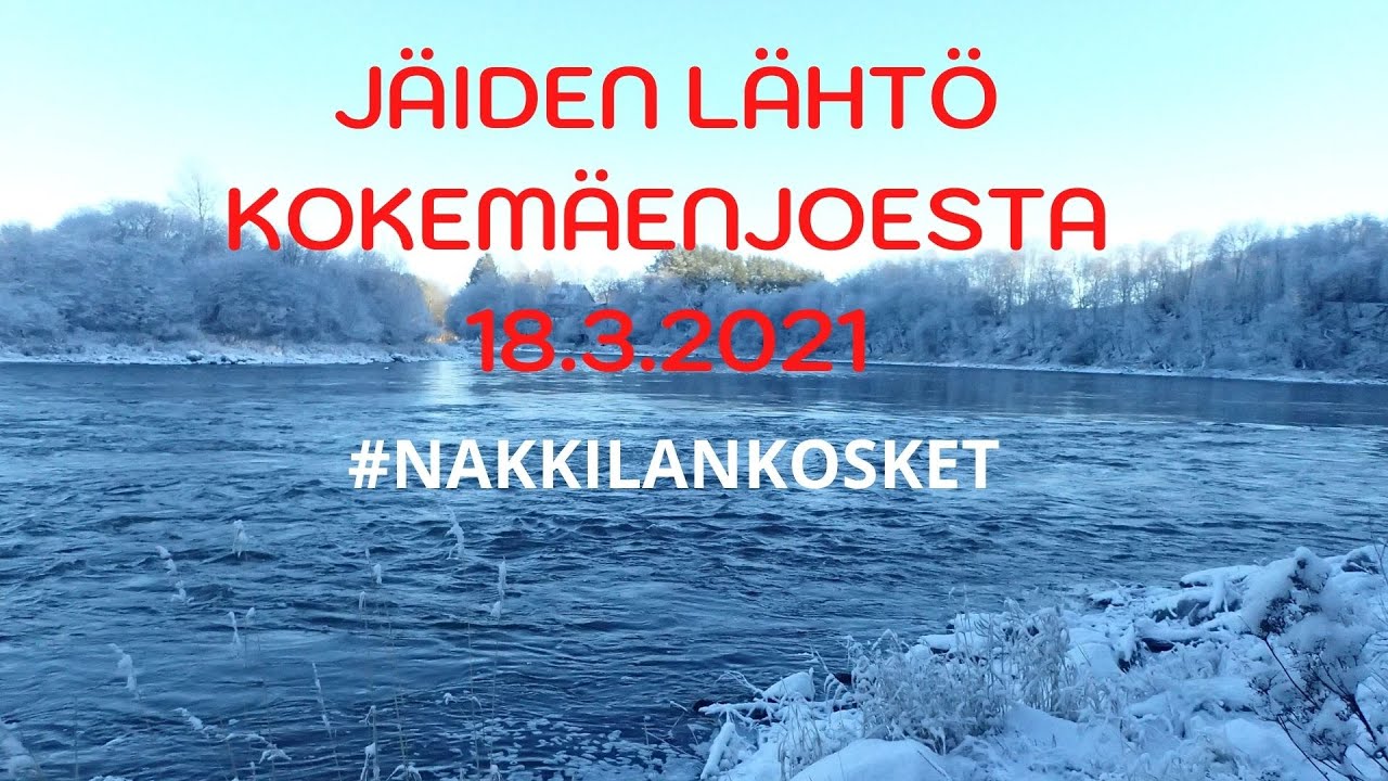 Jäiden lähtö Kokemäenjoella
