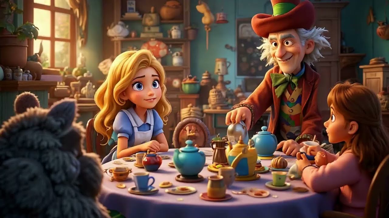 Alice's Curious Adventure in Wonderland |BeeBeeRhymes |#story #kids #moralstories