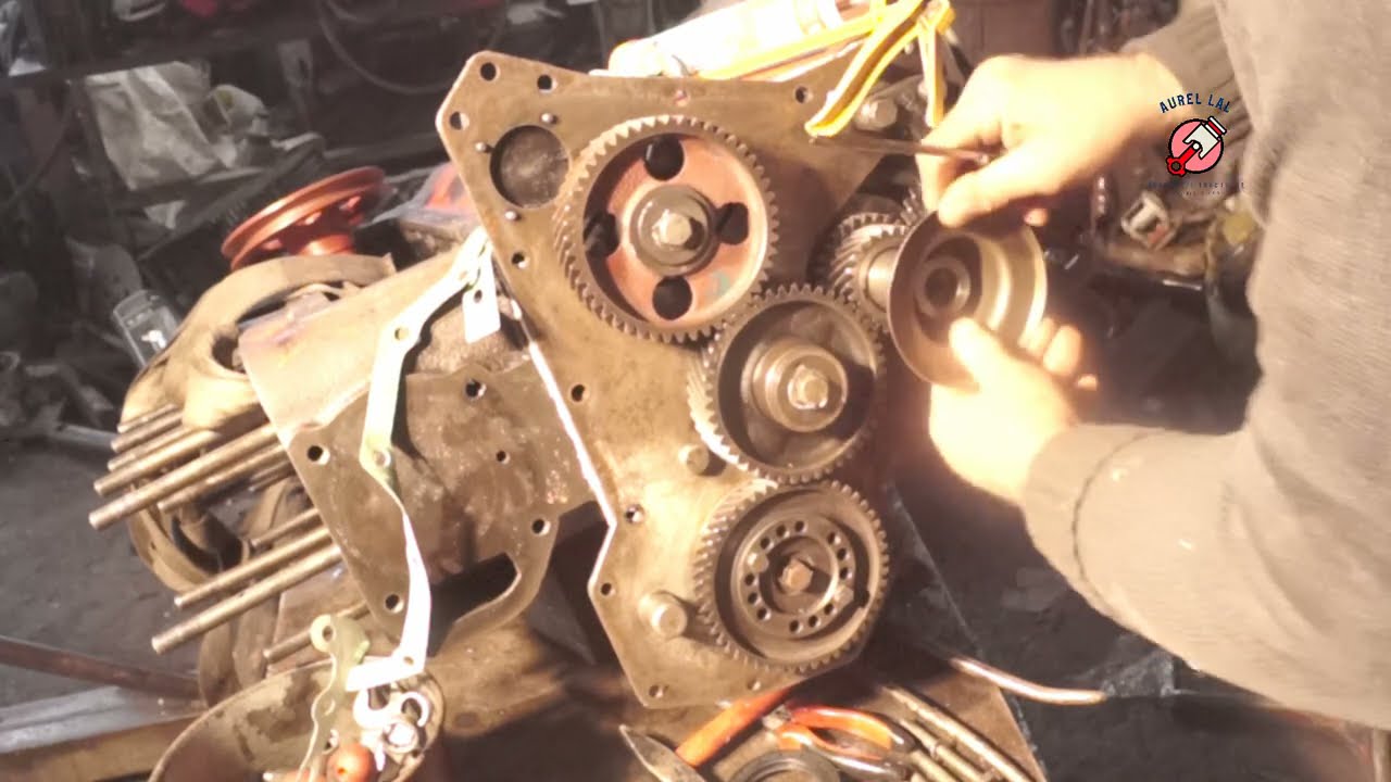 ASSEMBLY & ADJUSTMENT,  DISTRIBUTION ENGINE /MONTAJ SI REGGLAJ DISTRIBUTIE / D 110. TRACTOR U 650 M