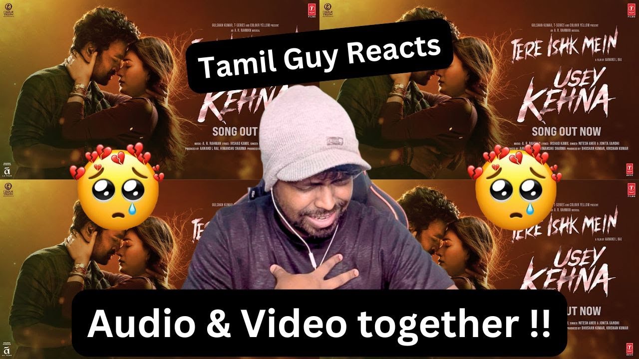Usey Kehna ( Audio & Video) Reaction | #tereishkmein | #dhanush  #kriti  | AR Rahman | Mr Earphones