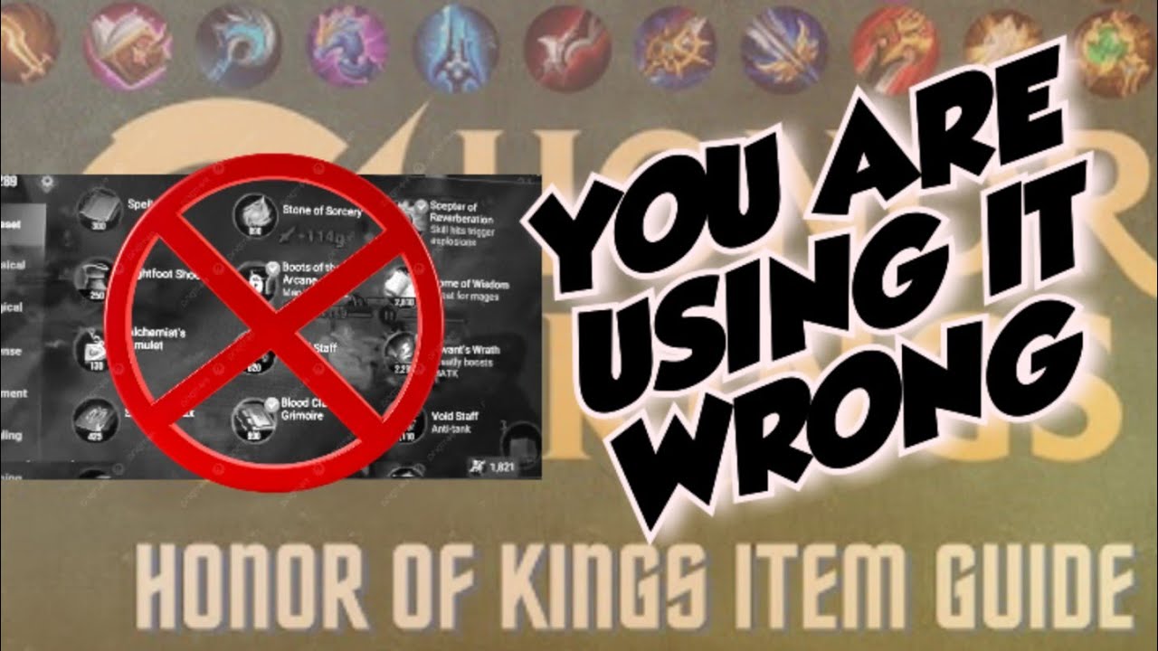 MOST IMPORTANT ITEM / EQUIPMENT GUIDE FOR ALL 🇮🇳HOK
