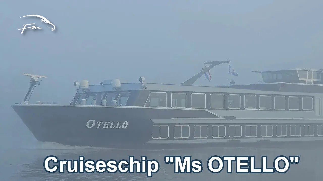 ⚓ Cruiseschip Mps OTELLO: Varen in de Ochtendmist op de IJssel