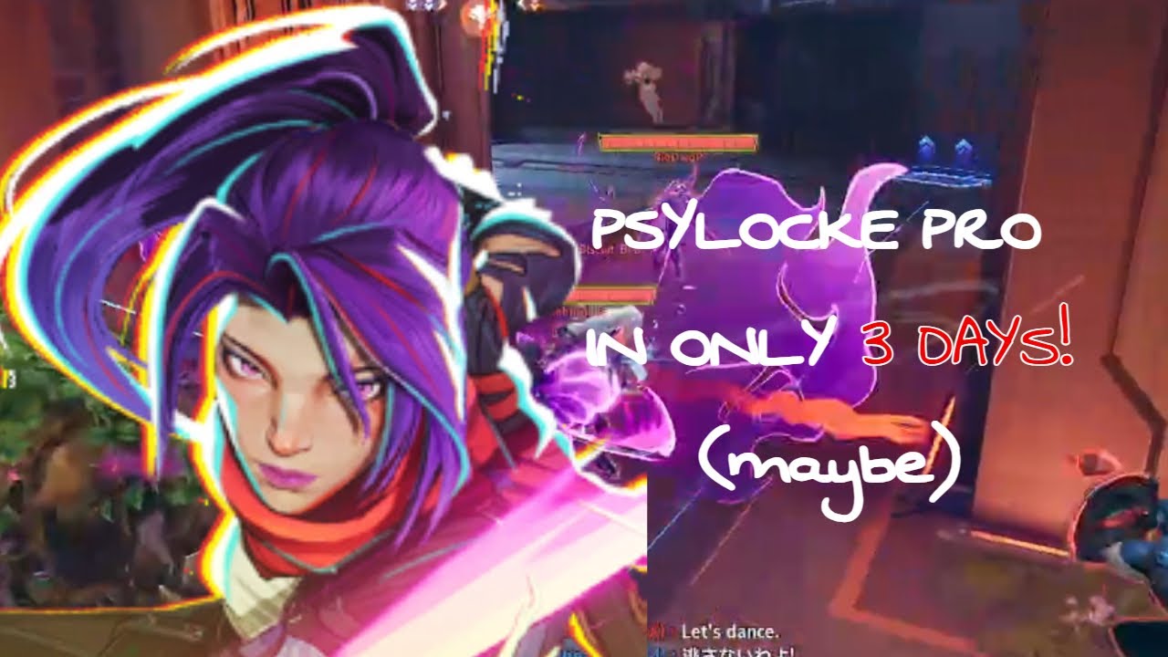 becoming a psylocke PRO in just 3 days!! (maybe) (not a guide)