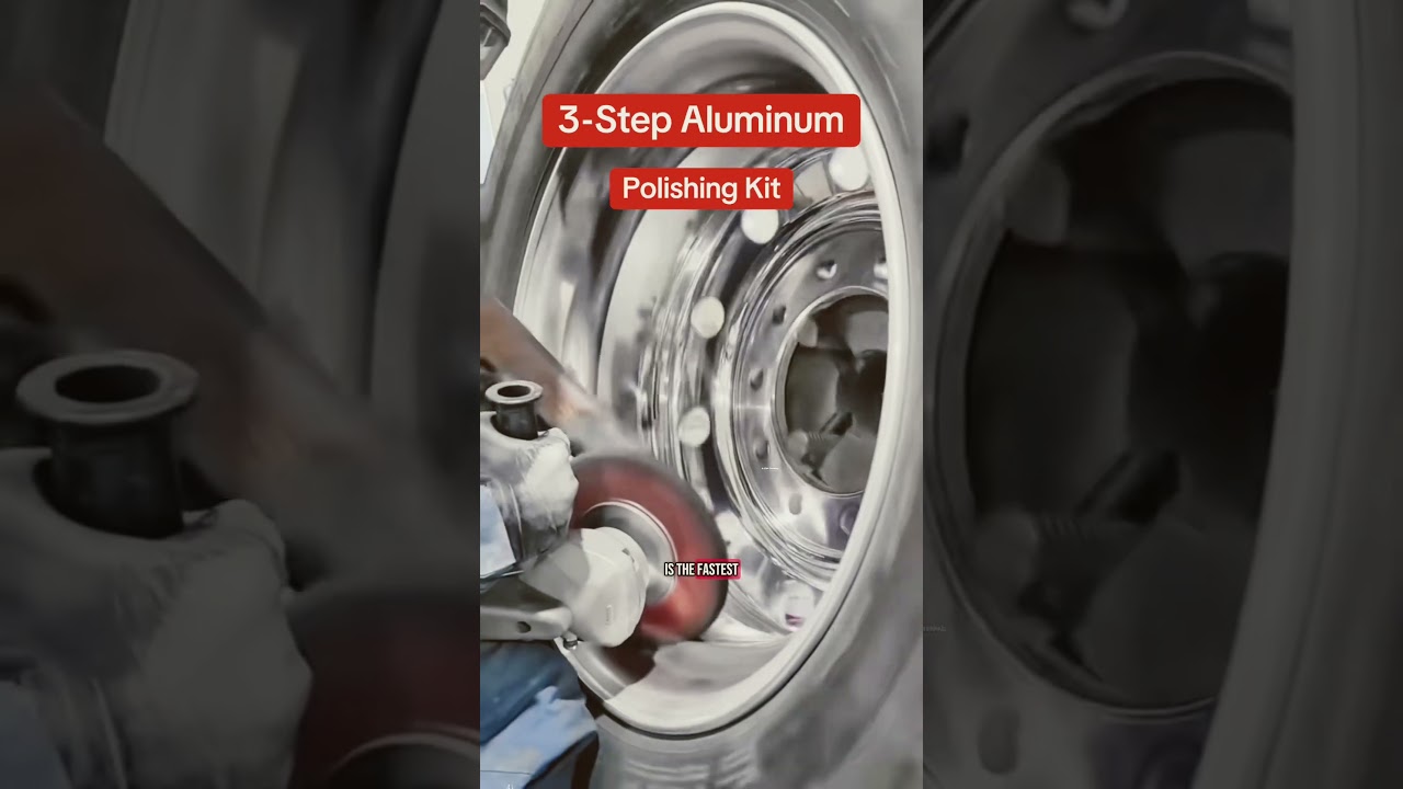 How to polish aluminum to a mirror finish #metalpolish #metalpolishing #detailing #detailer #wheels