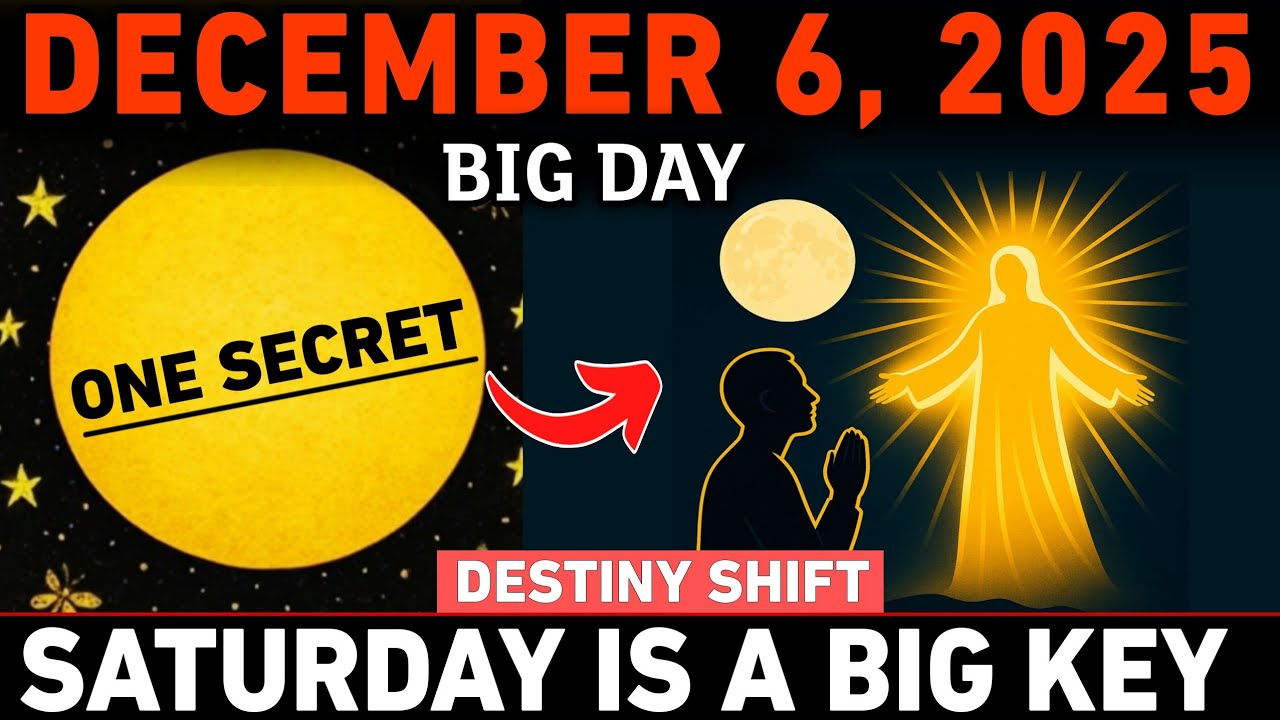 Chosen Ones December 6, 2025: A Secret Lunar Portal Opens &mdash; Your Hidden Miracle Begins Now!
