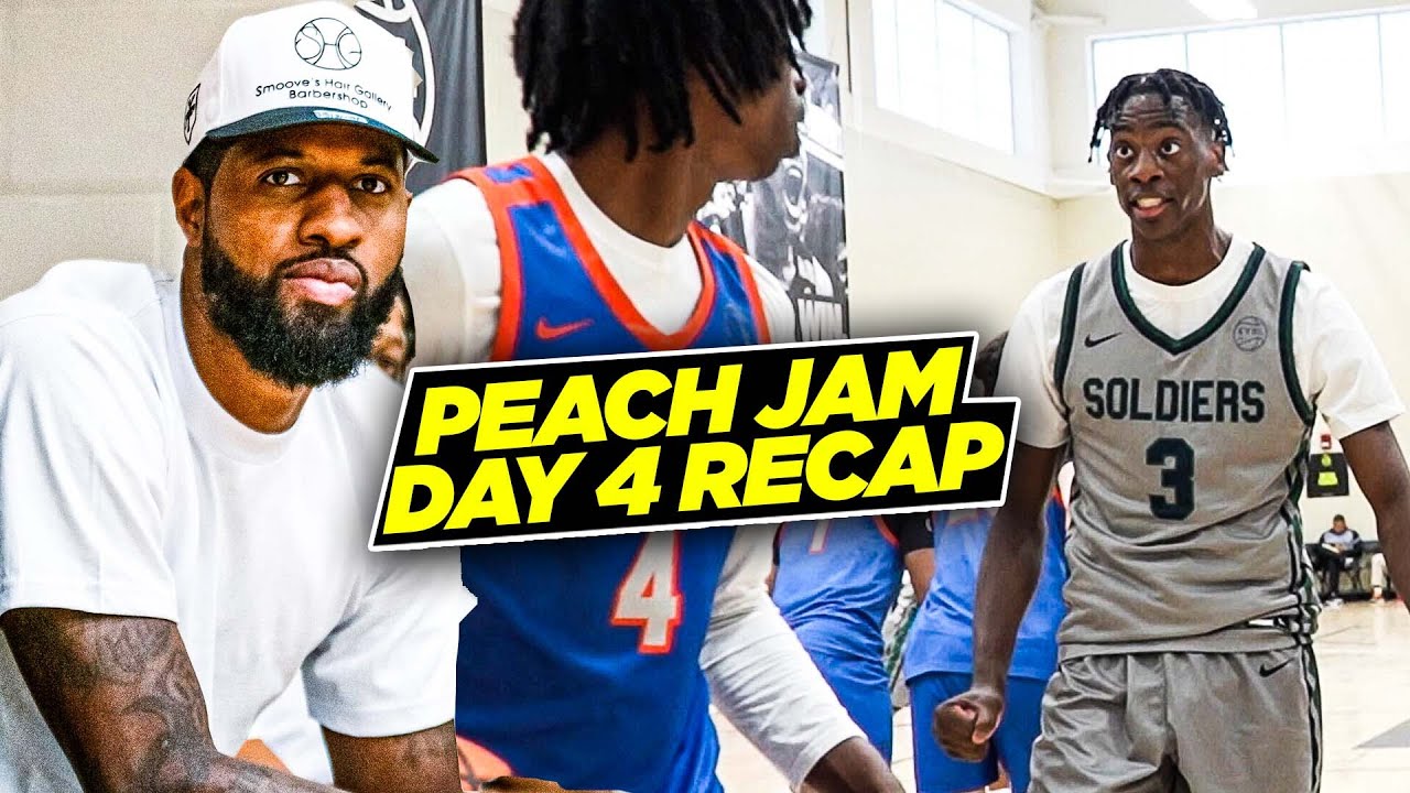 Aj Dybantsa & Tyran Stokes Get TESTED By #1 Team From Canada | Paul George Pulls Up To Peach Jam!