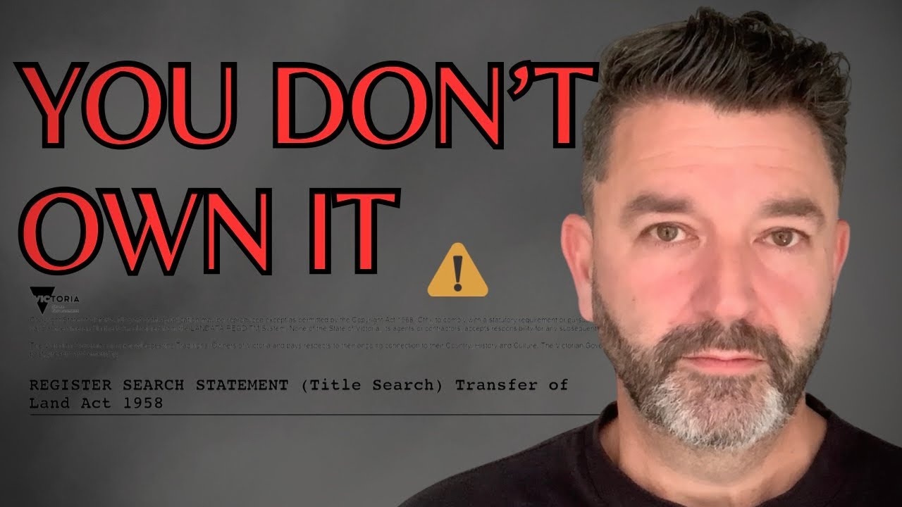 You Don&rsquo;t Own Your Home - Here&rsquo;s the Proof. (Home Ownership in Australia)
