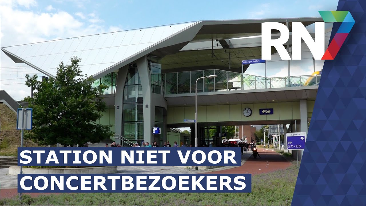 Station Nijmegen Goffert te klein voor bezoekersstroom; pendelbussen ingezet