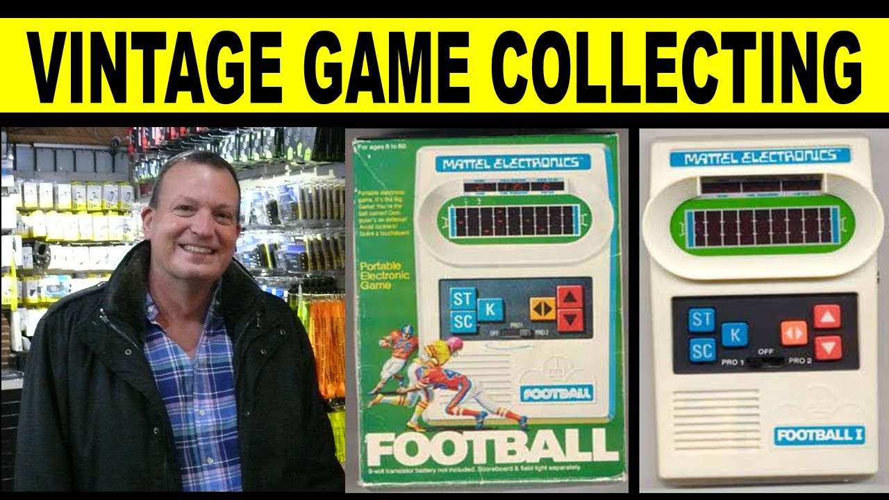 I collect and sell vintage games  Mattel Football, Atari 2600, Nintendo Donkey Kong