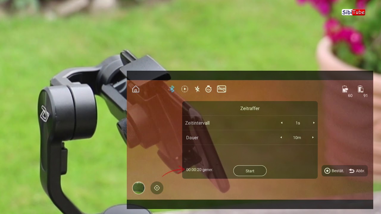 Smooth4 Zhiyun Gimbal I Deutsch [Kalibrierung, Panorama, Zeitraffer]