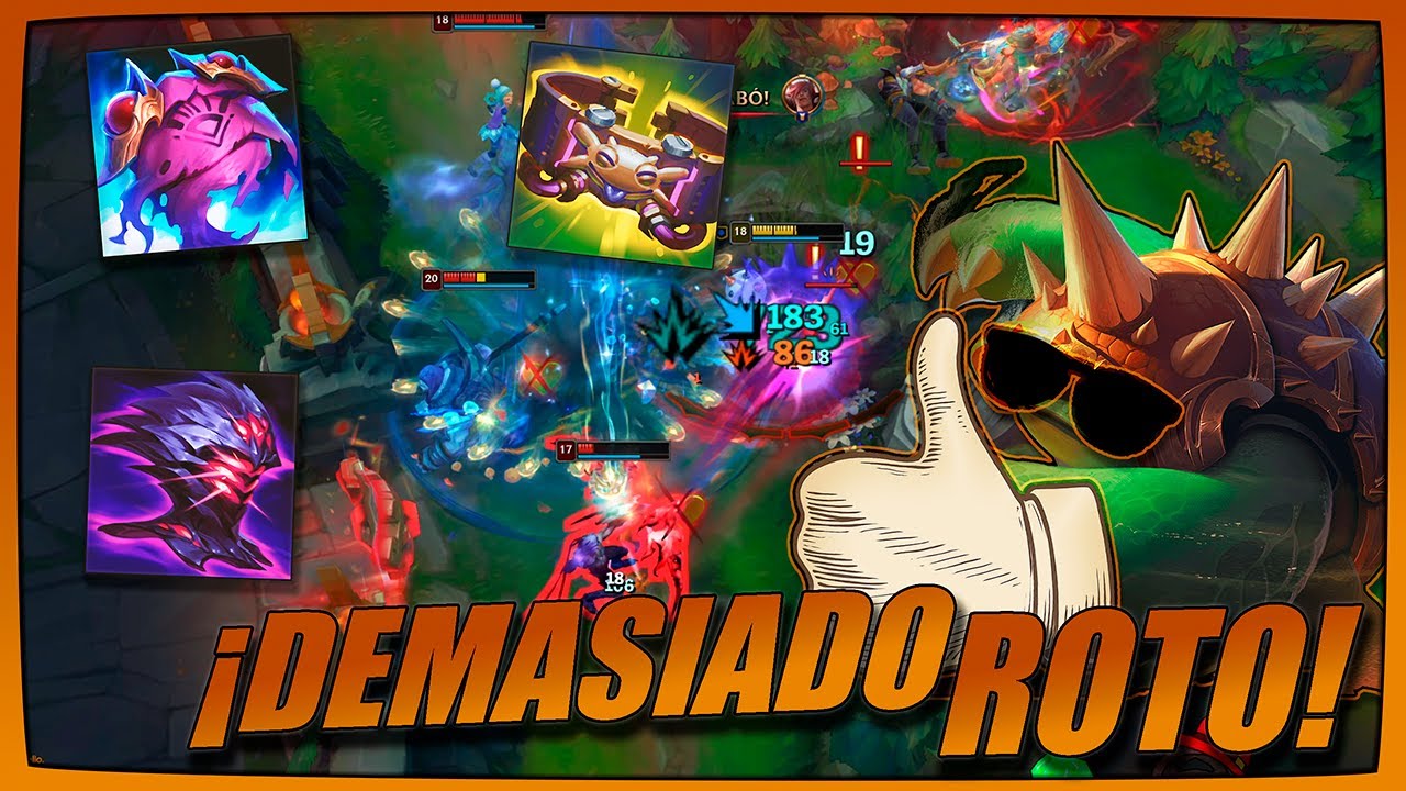 👍¡El JUNGLA MÁS ROTO del NUEVO PARCHE!🐢¡RAMMUS está OP con el NUEVO ITEM aprovecha y GANA! 
