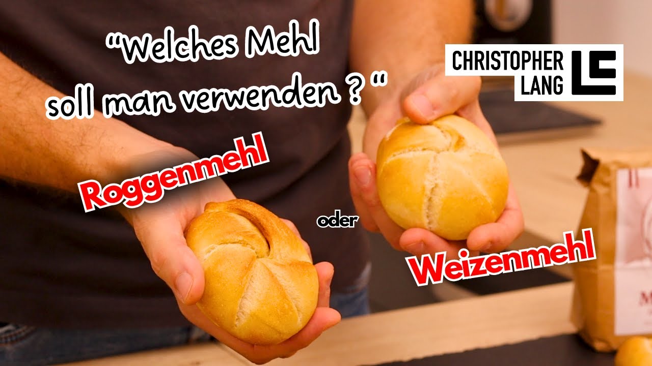 Das richtige Bäcker STAUBMEHL | Weizenmehl vs. Roggenmehl | Christopher Lang