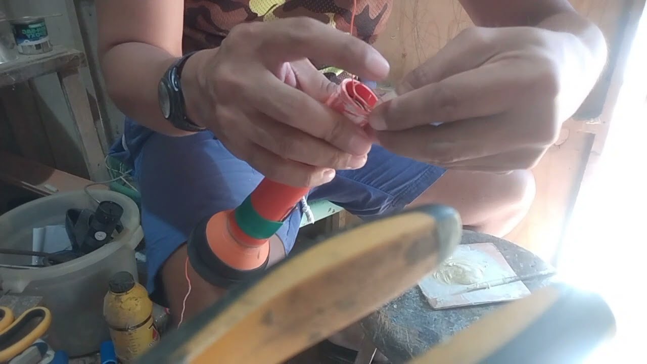 #diyproject [#diydivingflashlight](installing 2pcs. 26650 battery & charger port housing)