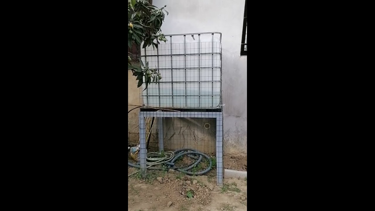 Irrigazione orto con cassone da 1000 litri