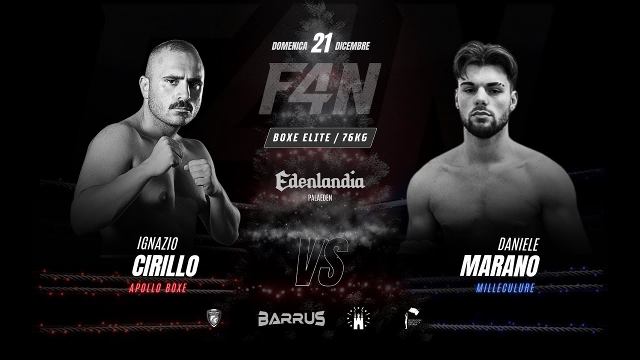 Cirillo Ignazio vs Marano Daniele | MATCH BOXE ELITE - 76 KG M | #F4N6 WINTER EDITION 2025
