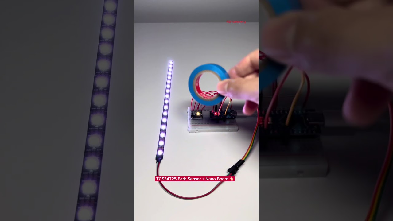 TCS34725 Farb Sensor Projekt  