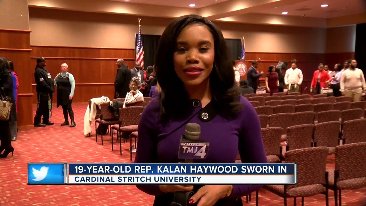 The state's youngest legislator sworn in at 19-years-old