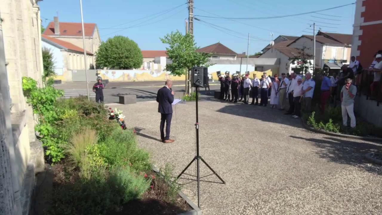 Saint Astier - Commémoration de l'appel historique du  18 juin 1940
